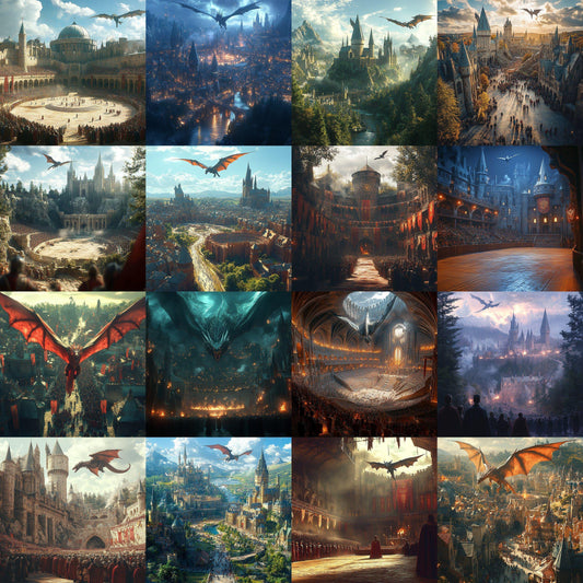 Triwizard Tournament Grounds Backgrounds ��������� Magical Arena-Inspired Backdrops, Fantasy - Themed Photoshop & Photography - School of Wizarding