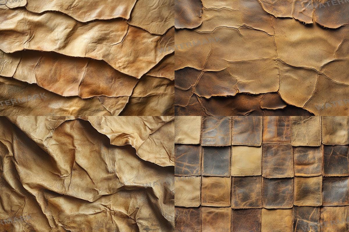 Beige Weathered Leather Digital Photography Backdrops PNGs - 00x00px Warm Aesthetic for Commercial Use