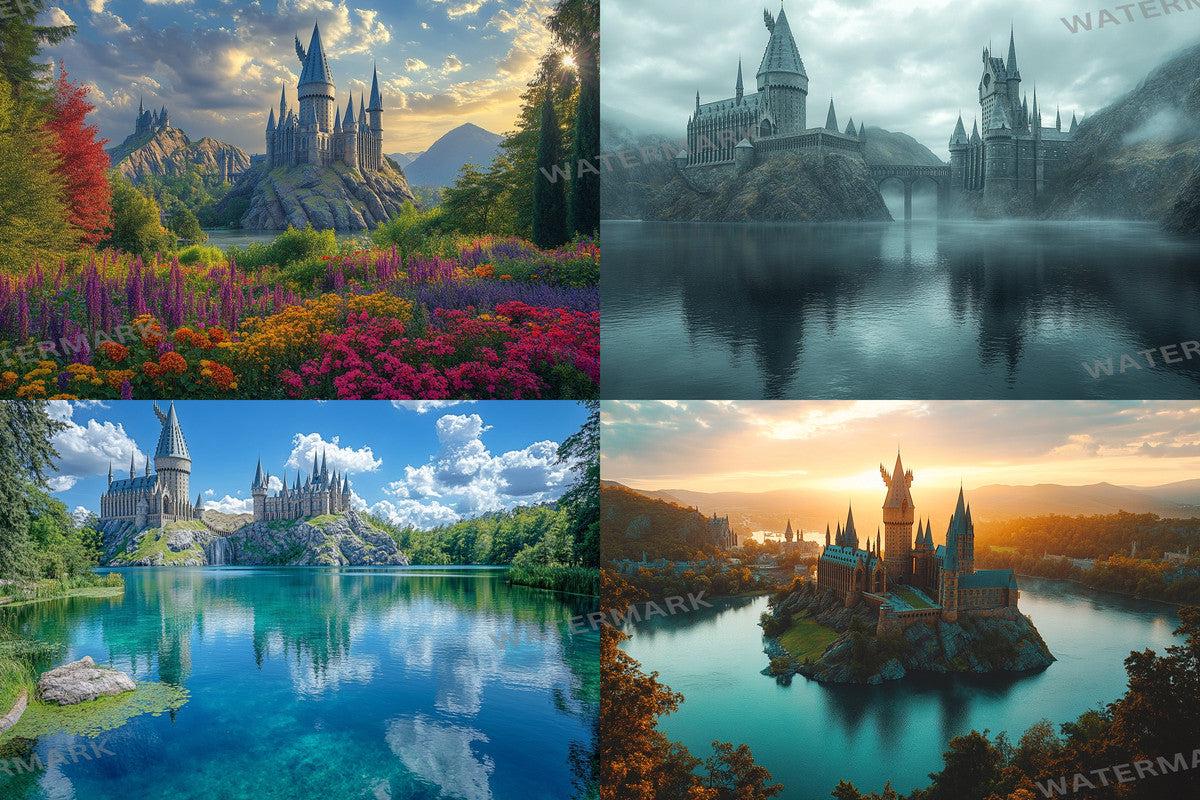 Wizarding School Backdrops - Witchcraft Photography Overlays - Ideal for Digital Artists  Photographers, Digital Backdrop for Photography