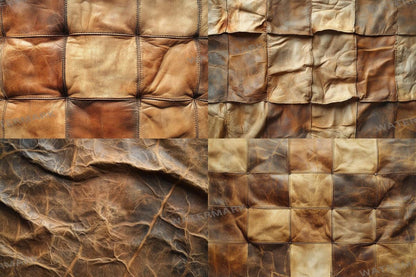 Beige Weathered Leather Digital Photography Backdrops PNGs - 00x00px Warm Aesthetic for Commercial Use