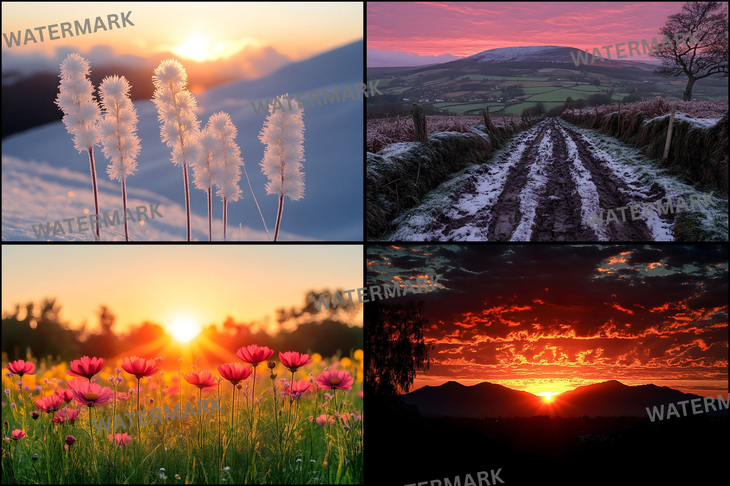 Sunset Photography Backdrop Bundle, Golden Hour Digital Backgrounds for Photographers, Warm Light Portrait Photography, Dreamy Sky Photo Overlays