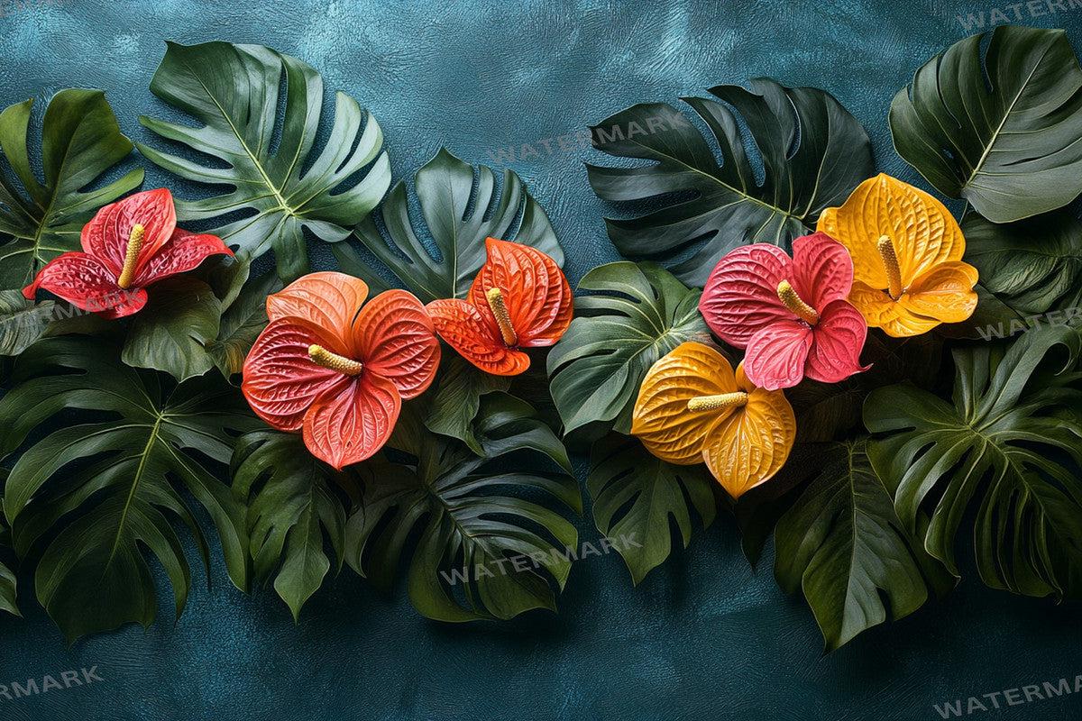 Tropical Jungle Escape Backdrops for Digital Art Photography - Warm Aesthetic PNGs 00x00px - Perfect for Artists Designers  Hobbyists