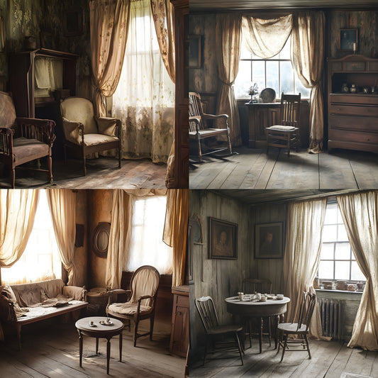 Dickens Inspired Digital Backdrop, Cinematic Portrait Photography Background, Old World , Book Cover Design, Storytelling Fine Art Image