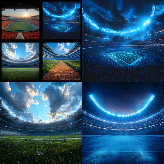 Sports Stadium Digital Backdrop, Empty Arena Background for Photography, Photo Overlay, Sports Team Fan Photo, Action Shot Composite