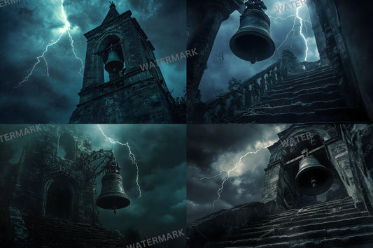 Gothic Backdrops 9Pack - Dark Elegance PNGs 00x00px for Digital Design Projects with Commercial License Available