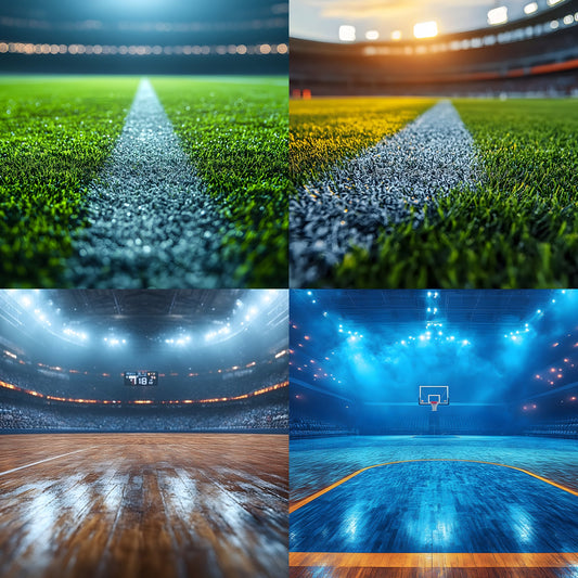 Sports Photography Backdrop Bundle, Action Scene Backgrounds, Digital Download for Athlete Portraits, Team Photo Day, Ratio