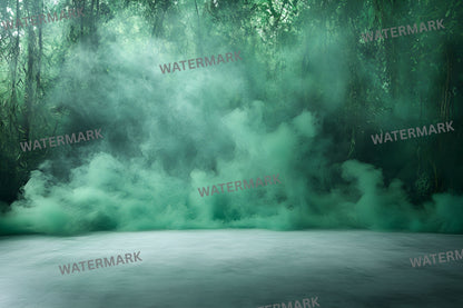 Green Smoke Sports Photography Backdrop Set, Action Photo Backgrounds for Athlete Portraits, Digital Download, Sports Team Pictures