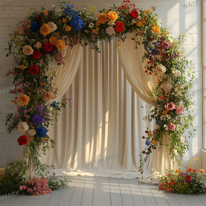 Floral Boho Digital Photography Backdrops - 96x96px Master Overlays for Portraits  Studio Use Ideal Wallpaper Backgrounds