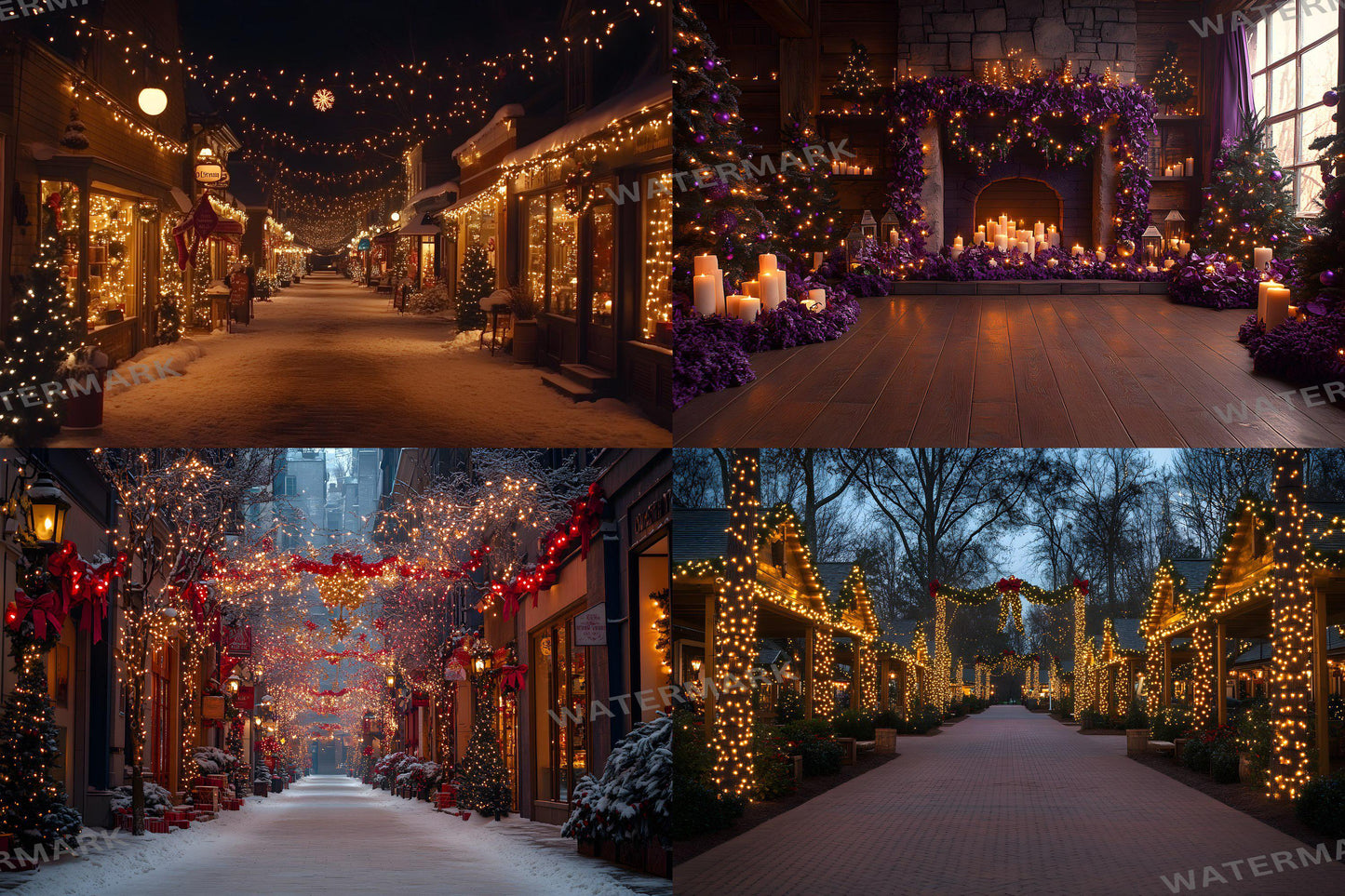 Purple Christmas Backdrops, Christmas Background, Digital Christmas Wallpapers, Photoshop, Photography Backdrops - 3:2 Ratio