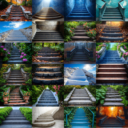 Staircase Photography Backdrop, Elegant Stairway Digital Background for Portrait Photography, Photo Prop, Wedding, and Fine Art Images