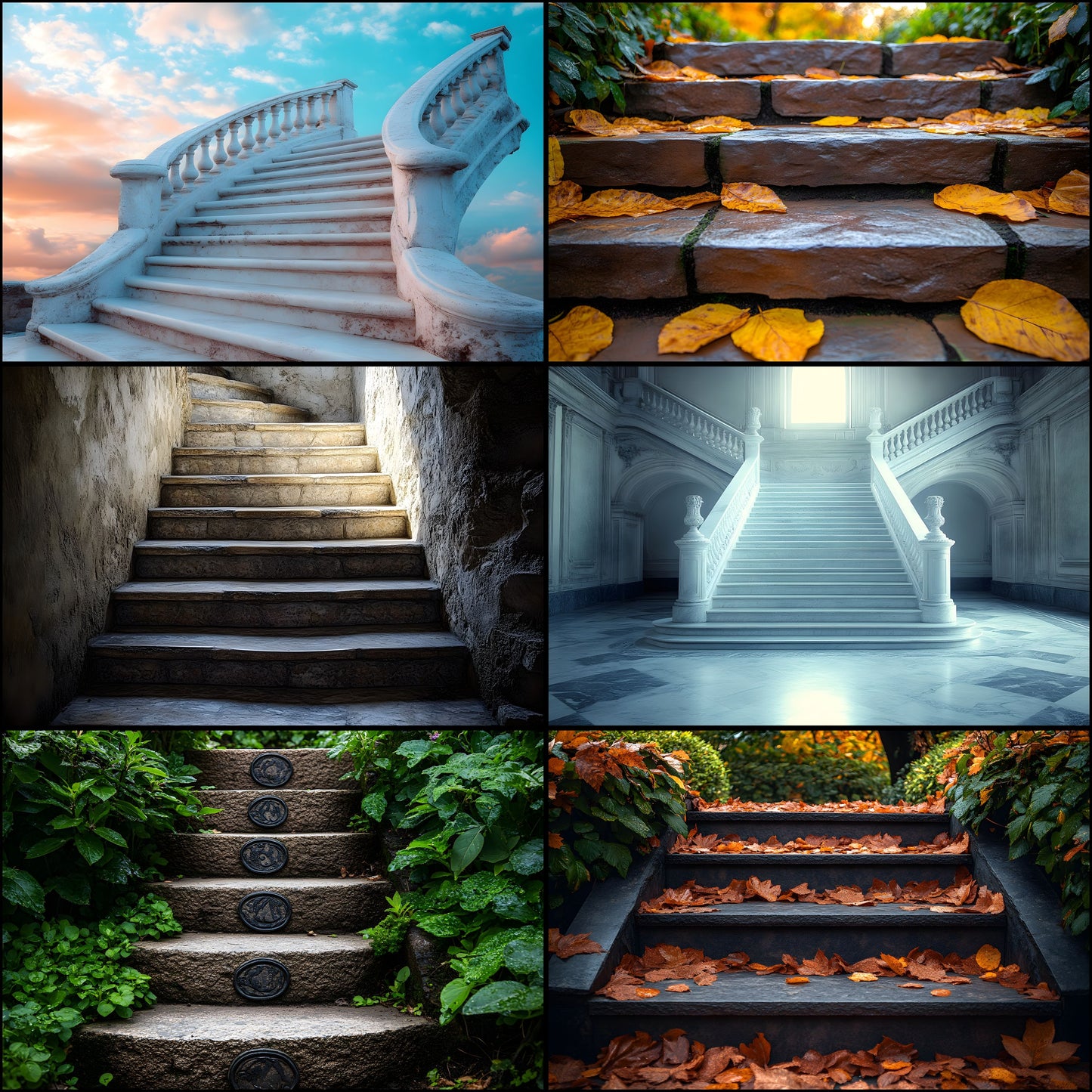 Staircase Digital Backdrop, Photography Background, Elegant Stairway Photo Prop, Fairytale Castle Stairwell Image, Fantasy Photography Overlay