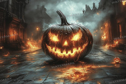 Halloween Monster Scene Digital Backdrops  2High-Resolution PNG Photography Backgrounds for Creative Photo Editing  Master Overlay Effect
