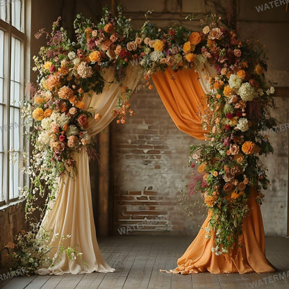 Floral Boho Digital Photography Backdrops Set - 1Master Overlays for Portraits - 11 Ratio 96x96px PBP9