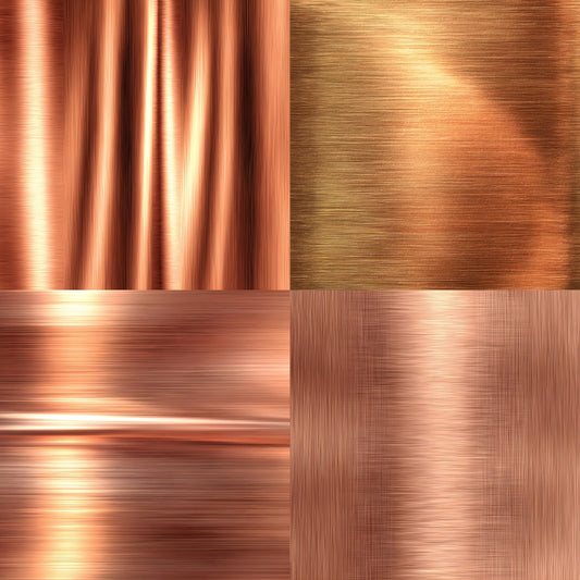 Bronze Copper Shimmer Digital Backdrop, Metallic Texture Photography Background, Abstract Art Portrait Photo Booth Prop, Square Format Shimmering Design