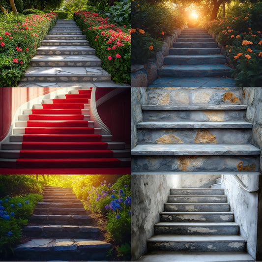 Staircase Photography Backdrop, Elegant Stairway Digital Background, Photo Prop, Wedding, Portrait, Fine Art Photography