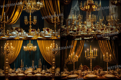 Gatsby Dinner Party Digital Backdrop, Roaring Twenties Background, Elegant Event Photography, Printable Art Deco Scene, Images