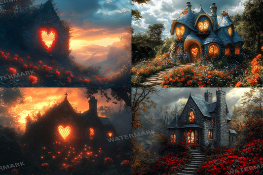 Alice in Wonderland Background | 3Queen of Hearts Castle Backdrops | Wonderland Backdrops | Photography & Storytelling