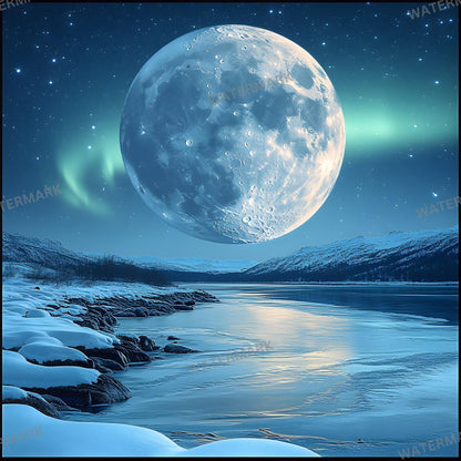 x96px Stunning Aurora Borealis Digital Backdrops for Portrait Photography  Master Photoshop Overlays