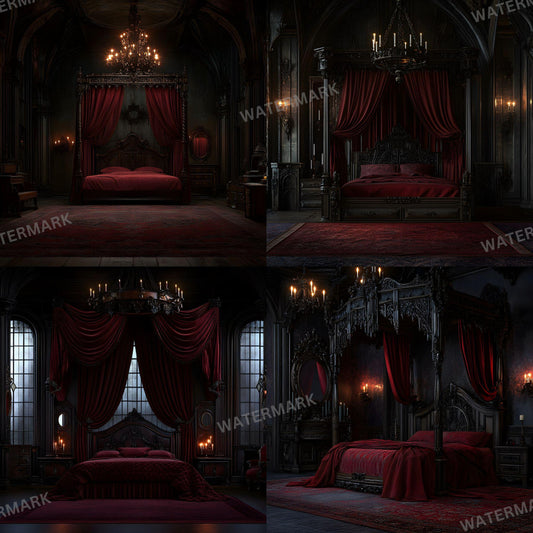 Gothic Photography Backdrops - 12 Digital Overlays for Stunning Studio Portraits Creative Photoshop Composites 96x96px