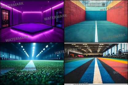 Crossfit Gym Digital Backdrop, Fitness Studio Background, Workout Photography Prop, Exercise Training Photo Overlay, Sporty Scene