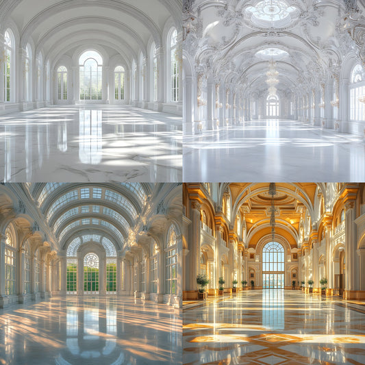 Silver Elegant Gallery Backdrops, Photography Backgrounds, Digital Photo Backdrop for Portrait Photography, Fine Art Photography