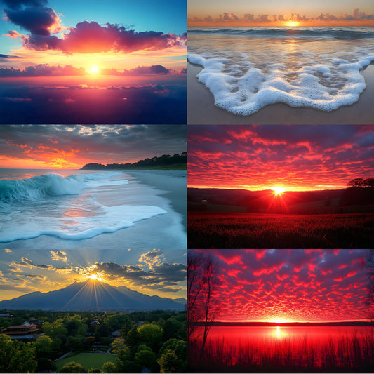 Sunset Photography Backdrop, Golden Hour Digital Background for Photographers, Warm Light , Dreamy Sky Photo Prop, Portrait Photography