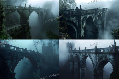 Gothic Bridges Backdrops - Stunning 3High-Resolution PNG Images 00x00px for Commercial Creative Projects