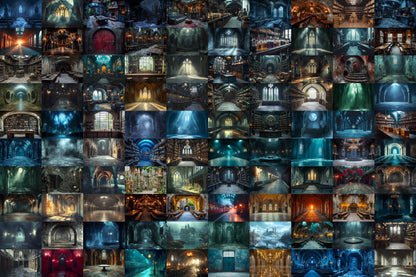 Wizarding School Backdrops - High-Resolution PNGs 00x00px for Magical Commercial Use - Enchanting Fantasy Designs