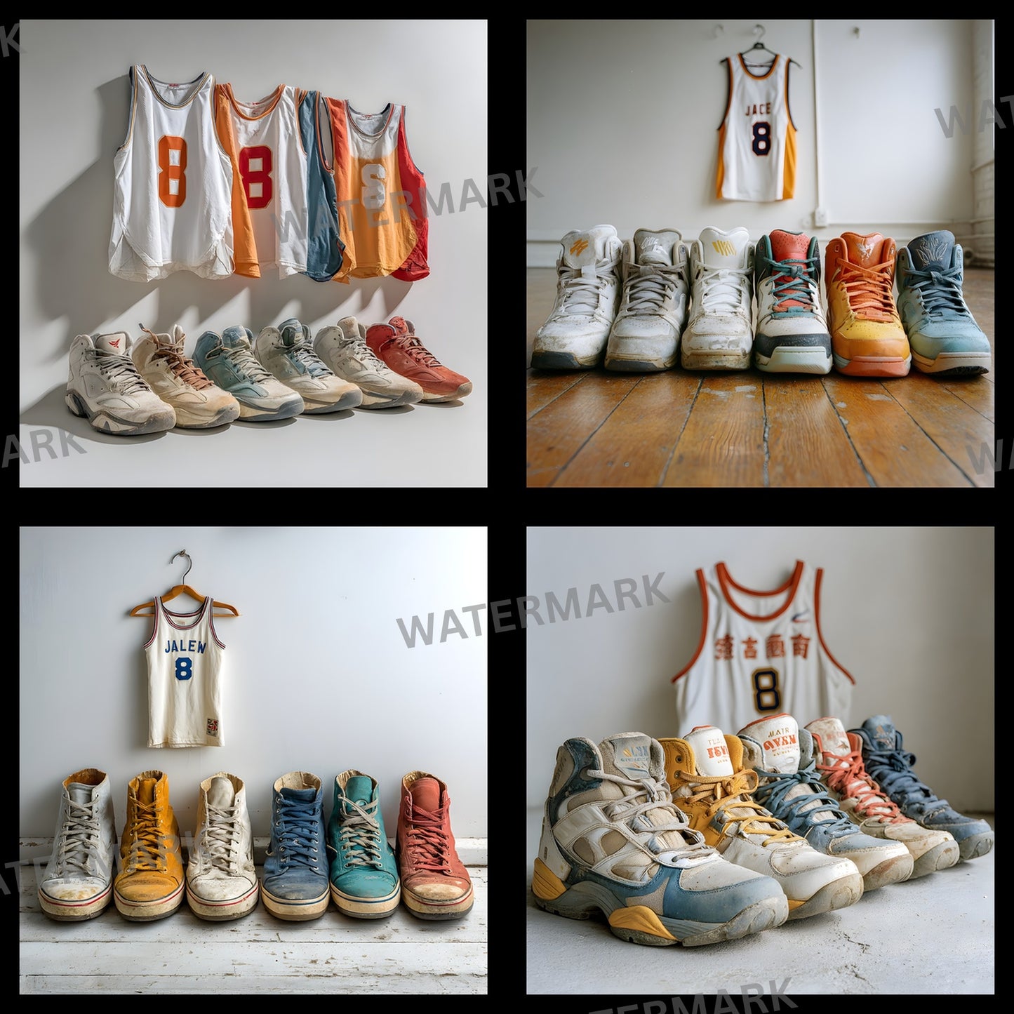 Basketball Photo Backdrop, Sports Photography Background, Worn Shoes Digital Backdrop, Athlete Portrait, Sports Theme, Action Shot Prop