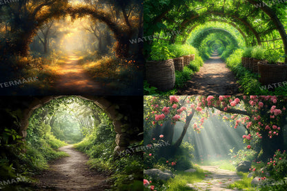 Enchanted Forest Backdrops, Photography ��������� Magical Forest Storytelling Backgrounds, Magic Woodland, Fairytale & Floral Backdrops
