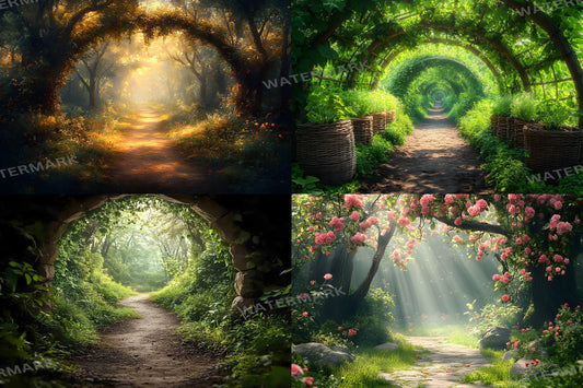 Enchanted Forest Backdrops, Photography ��������� Magical Forest Storytelling Backgrounds, Magic Woodland, Fairytale & Floral Backdrops