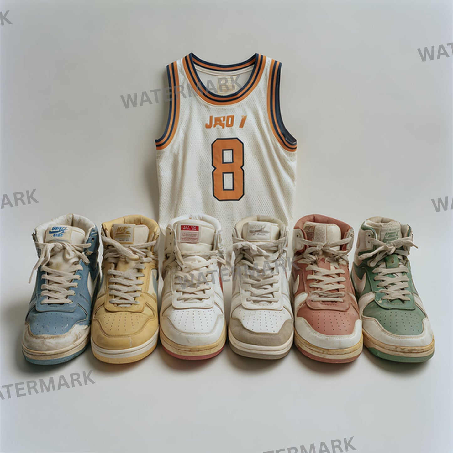 Basketball Photo Backdrop, Sports Photography Background, Worn Shoes Digital Backdrop, Athlete Portrait, Sports Theme, Action Shot Prop