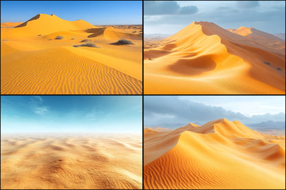 Sahara Desert Photography Backdrop, Golden Sands Digital Background, Photo Prop, Middle East Scene, Travel Photography, Dreamy Mirage