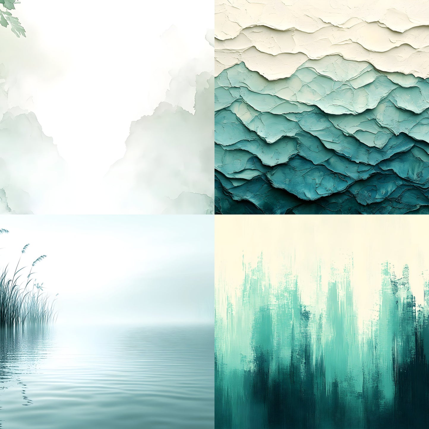 Seafoam Green White Digital Backdrop Photography, Background, Soft Pastel Colors, Online Photo Studio, Portrait Photography, Image Set