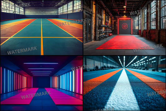 Crossfit Gym Digital Backdrop, Fitness Studio Background, Workout Photography Prop, High-Resolution for Composites and Prints