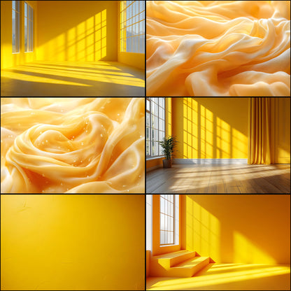 Yellow Photography Backdrop, Studio Material Backgrounds, Digital Download for Portrait Photography,Texture Photo Booth Prop
