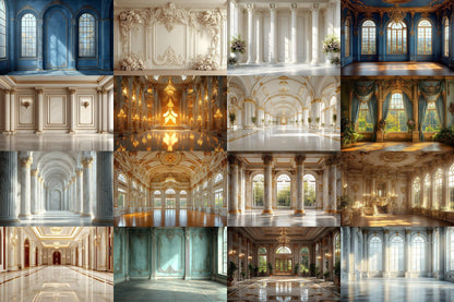 Regal Room Backdrops, Photography, Photoshop, Portrait Backgrounds, Weddings Backdrops, Maternity Backgrounds, Luxury, Architecture