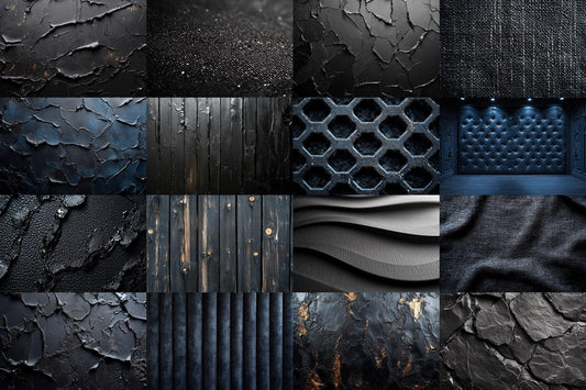 Black Textured Digital Backdrops - 3High-Res PNGs 00x00px for Stunning Photography