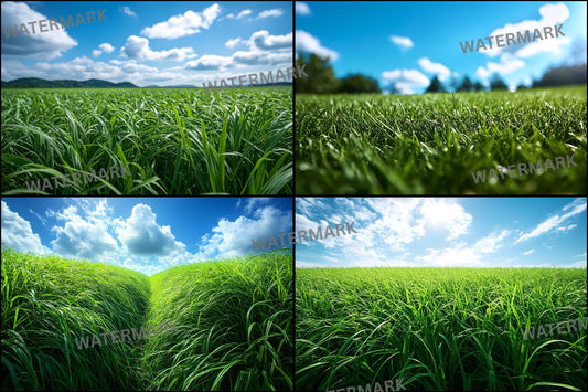 Open Field Photography Backdrop, Vibrant Background, Digital Download for Spring Portraits, Scenic Photo Booth Prop, Nature Photo Overlays