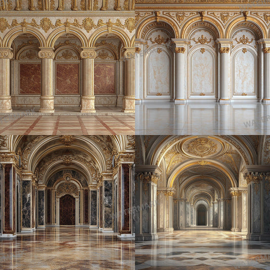 Regal Palace Photography Background Backdrop, Elegant Portrait Background, Composite, Photoshop, Digital Backdrop Vintage Texture Overlay