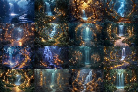 Enchanted Fairytale Forest Photography Backdrops - 00x00px PNGs for Magical Decor Perfect for Artists Designers and Photographers