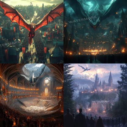 Triwizard Tournament Grounds Backgrounds ��������� Magical Arena-Inspired Backdrops, Fantasy - Themed Photoshop & Photography - School of Wizarding