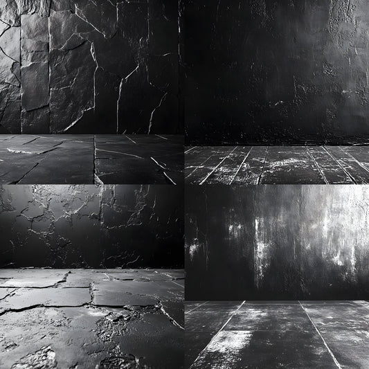 Black Textured Photography Backdrop, Dark Abstract Background for Portrait Photoshoot, Moody Fine Art Digital Download, Ratio