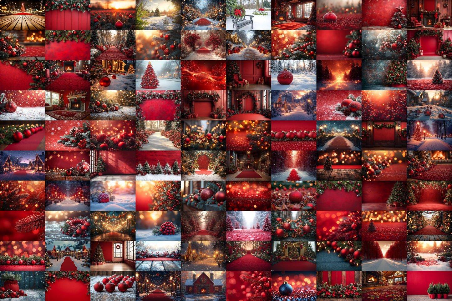 Christmas Backdrop, Digital Backdrop, Santa Christmas Backdrop For Kids Family, Festive Digital Download Christmas Background
