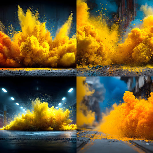 Yellow Smoke Photography Backdrop, Abstract Texture Background for Portraits, Artistic Digital Download for Composites, Ratio