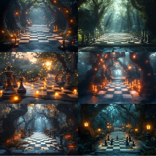 Alice in Wonderland Chessboard Backdrop, Fantasy Photography Background, Digital Download for Portrait, Photo Booth Prop