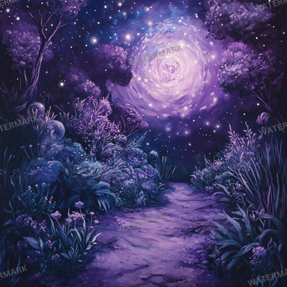 Celestial Flower Backdrops - Master Overlays for Photoshop Composites & Mystical Digital Art, Digital Download, Floral Background