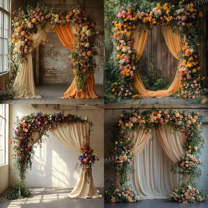 Floral Boho Digital Photography Backdrops - 96x96px Master Overlays for Portraits  Studio Use Ideal Wallpaper Backgrounds
