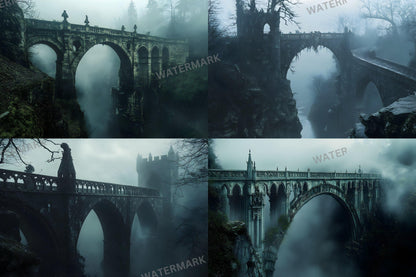 Gothic Bridges Backdrops - Stunning 3High-Resolution PNG Images 00x00px for Commercial Creative Projects