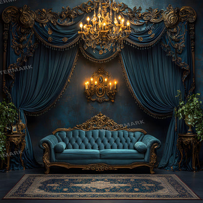 Regal Room Digital Photography Backdrop - Elegant Studio Backdrops For Photographers, Wedding & Senior Backdrops - Digital Background